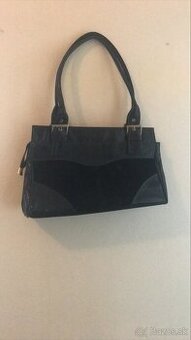 Modra kabelka shopper - 1