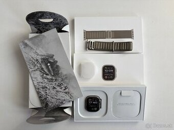 Apple Watch Ultra 2 49mm , Titanium Olive Alpine Loop L