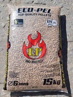 Pelety certifikované A1, 6mm