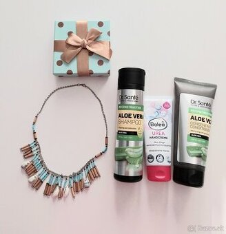 Darcekovy balicek 2 - aloe vera kozmetika, nahrdelnik a krem
