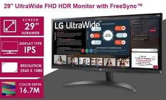✅LG širokouhlý monitor✅ 29" | IPS | FHD