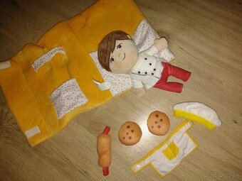 Plyšová bábika s doplnkami