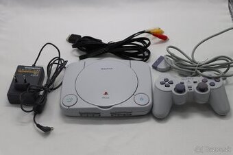 PlayStation PS one + originál ovládač + adaptér + AV kábel