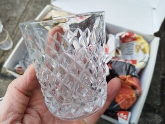 Sklené Poháre, liate sklo