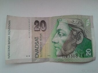 20 korún slovenských.