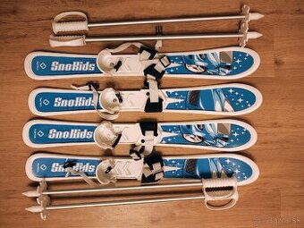 Detské lyže na topánky 68cm, nepoužívané