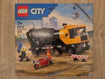 Lego City 60478 Miešačka (Cement Mixer)