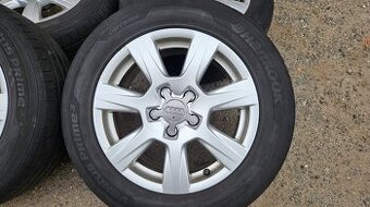 originální alu kola Audi 16" + pneu Hanko