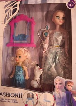 Sada bábik Elsa s olafom s doplnkami