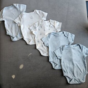 Body krátky rukáv + set košeľa s krátkym rukávom