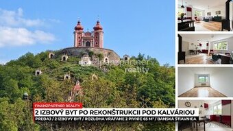 Prerobený 2 izbový byt pod Kalváriou, Banská Štiavnica