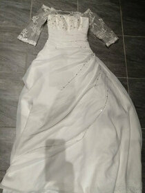 Prémiové svadobné šaty vS nádherné, PEVNÁ CENA - 1