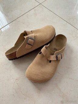 Birkenstock Boston Suede Embossed