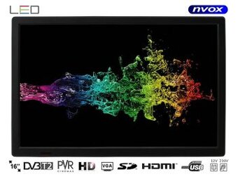 Televízor NVOX DVB16T 12V/24V/220V