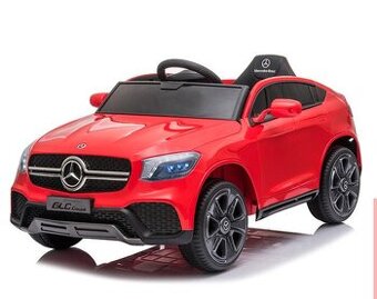 Elektricke auticko Mercedes GLC coupé červené/red