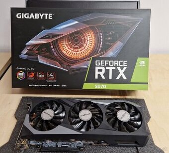 Nvidia Gigabyte RTX 3070 Gaming OC 8G
