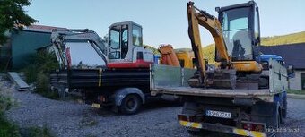 Vykop. Doprava s hydraulickou rukou, prenájom kontajnerov
