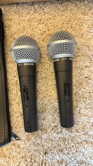 Mikrofóny Shure SM58se 2 ks s káblami