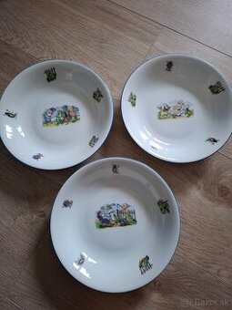 Staré detské taniere - Československo