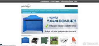 Predám zabehnutý eshop