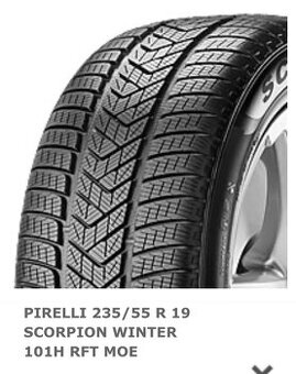 235/55r19 zimné - 1