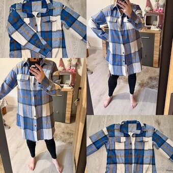 blue/white damska nova flisova bunda-kosela-kabatik