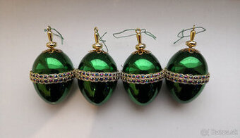 Luxusné zdobené ozdoby 4x