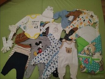 Balíček nového oblečenia - veľkosť 50 - 68 cm