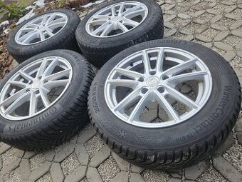 16" Predám ALU sadu 205/55 R16 Continental – 5x112 VW