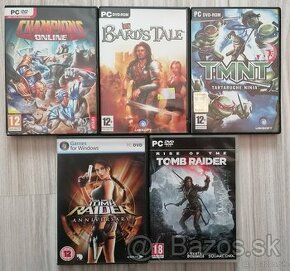 PC DVD Tombraider Anniversary + Rise of Tombraider