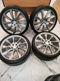 4ks alu disky orig. Lorinser 5x112 r21 + pneu
