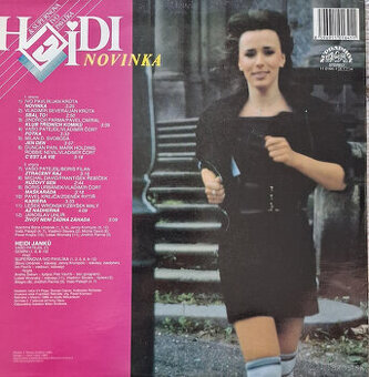 Retro gramofónová LP platňa HEIDI