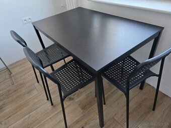 Stol + 3 stolicky IKEA