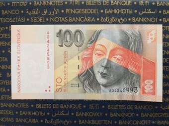 100Sk 2004 séria A, 1996 séria D UNC