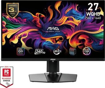 Herný monitor MSI MAG 271QPX QD-OLED E2