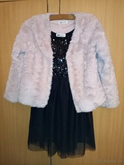 Dievčenské slávnostné šaty s bundičkou veľkosť 140 zn. H&M