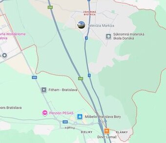 Investičný pozemok -  hl.ťah Záh. Bystrica/Lamač, ÚPI - kód 