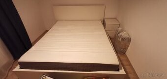 Manželská posteľ biela