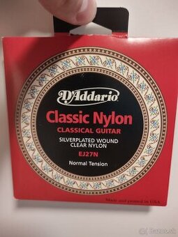 Struny na klasickú gitaru Daddario EJ27N
