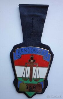 Policajný odznak Maďarsko