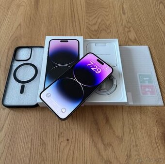 iPhone 14 Pro Max 128 gb Deep Purple v záruke +prislušenstvo