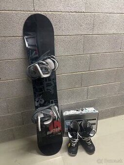 Burton - snowboard, viazanie a topanky