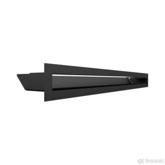 KRATKI 60 x 600 Luft čierna krbová mriežka