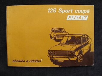 Fiat 128 Sport Coupé Obsluha a údržba, kópia