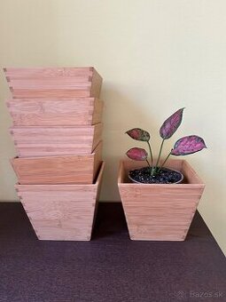 BAMBUSOVÉ KVETINÁČE zn.Vildapel z IKEA 6 ks