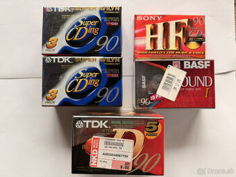 Predám zabalené nové kazety