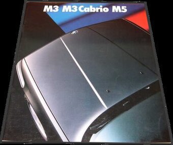Prospekty katalog BMW 8 E31 850 840 M3 E46 6 E24 Z1 7 E38 M5