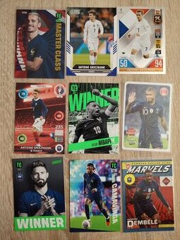 Francúzsko - futbalové kartičky