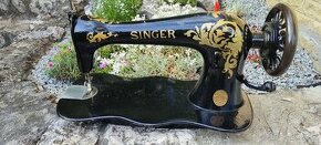 Šijací stroj Singer dekorácia - 1
