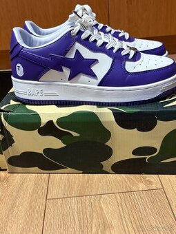 A Bathing Ape Bape Sta White Purple